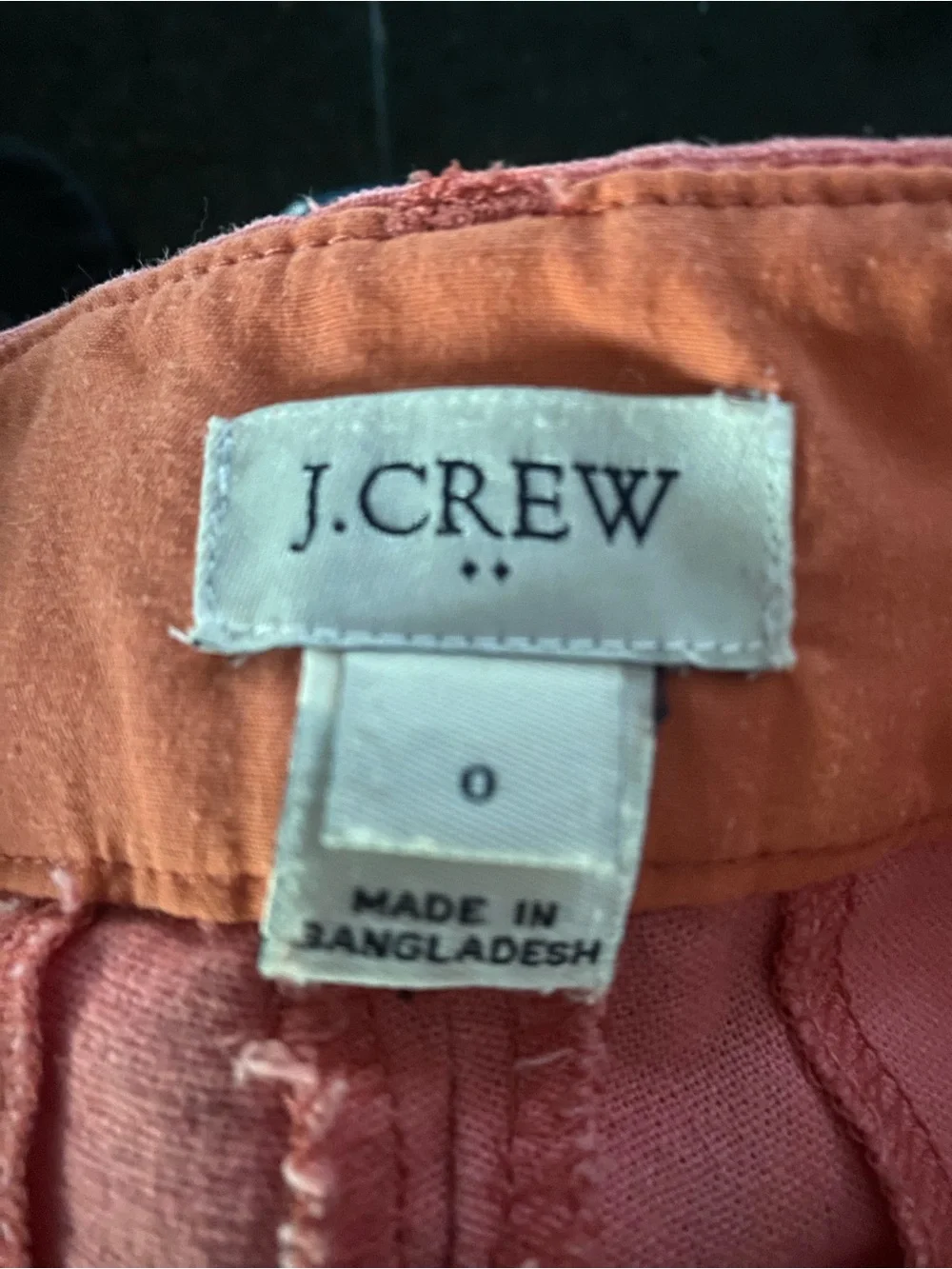 4 pairs of J Crew Scalloped Hem Shorts in multiple colors.